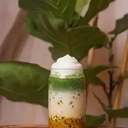 Iced Passion Fruit Matcha