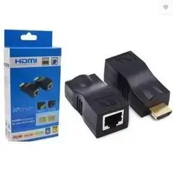 USB to HDMI adapter: Converts USB to video, usually needs drivers, used for adding a screen. Not for long distance. HDMI extender (Cat 5e/6): Uses TX and RX units to send HDMI over Ethernet cable for long distances (often up to 60 m). No drivers.