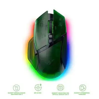 Razer Basilisk V3 Pro 35K Wireless Gaming Mouse, Green