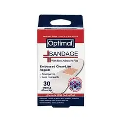 Bandages - Regular Emossed Clear Light (30pcs)