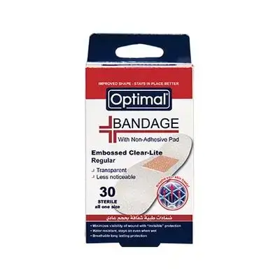 Bandages - Regular Emossed Clear Light (30pcs)