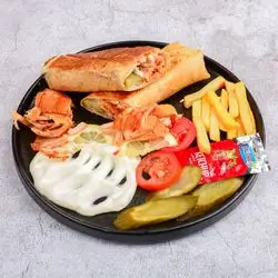 Shawarma In Saj Bread