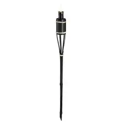 Garden Torch Nature 15Cm Bamboo Black