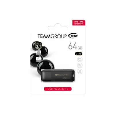 TEAMGROUP C175 64GB USB 3.2 Gen 1 Flash Drive.