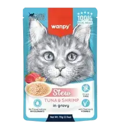 Wanpy Stew Tuna & Shrimp in Gravy 70g