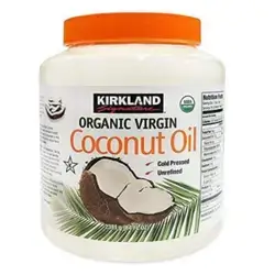 Kirkland Coconut Oil Unrefined Virgin Cold Pressed 100% Pure 2.38kg Tub