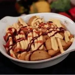 Potato Wedges With Cheese