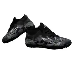 Adidas F50 Football Shoes - Black & White (Size 38)