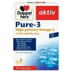 Pure-3 30 Capsules (Doppel herz)