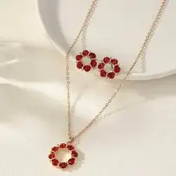 Circle Design Jewelry Set