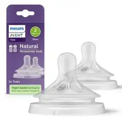 Philips Avent 2 Teats Natural Response 2 Slow