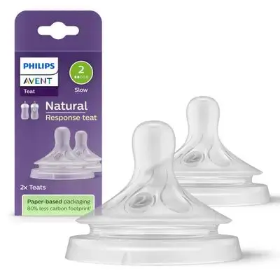 Philips Avent 2 Teats Natural Response 2 Slow