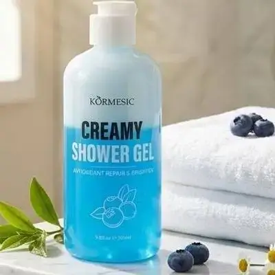 Kormesic Creamy Shower Gel Antioxidant Repair & Brighten - Blueberry (290ml)