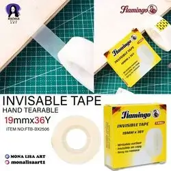 invisible tape-flamingo