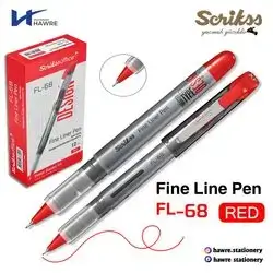 Fine Liner Pen RED-0.6