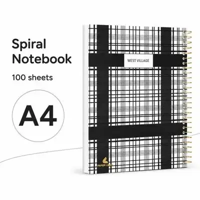 NOTEBOOK A4,100 sheet ,carton cover.