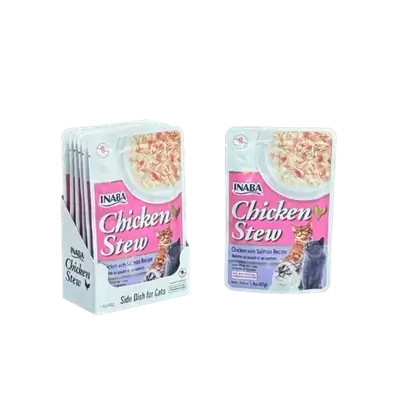 Inaba - Stew - Chicken with Salmon 6 pieces+1gift
