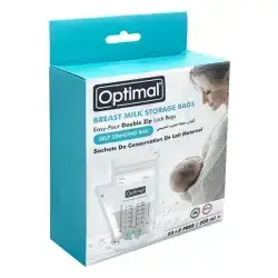 Optimal Breast Milk Storage Bags 200ml – 30 Pcs