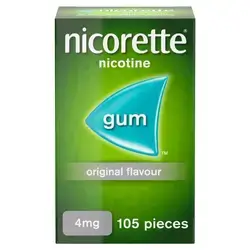 Nicorette 4mg Gum Original Flavour (15 Pieces)