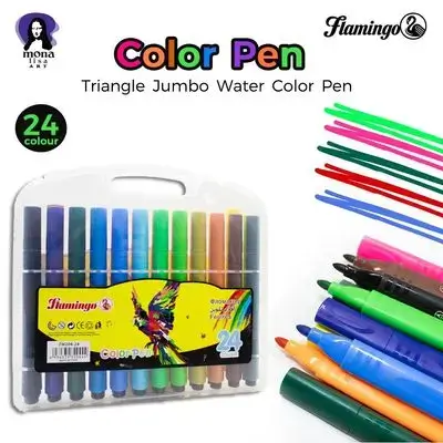 Colour Pen 24colour-flamingo