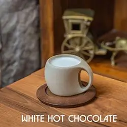 شوكولاتة ساخنة بيضاء
