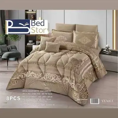 Comforter Set 8 Pcs, 2 Person