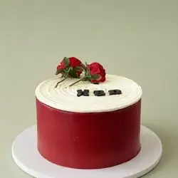 Red Rose Cake (10  People)