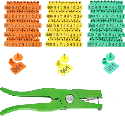 MINYULUA Plastic Livestock Ear Tags