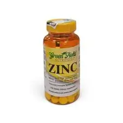 Green Field Nutritions Zinc Dietary Supplement.
