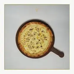 Mushroom Cream Pizza