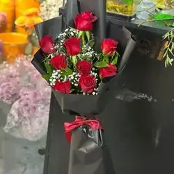9 flower red