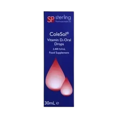 Colesol Vitamin D3 2400IU/ml Oral Drops 30ml _ SP sterling