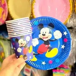 disposable paper plate & cup