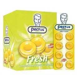 Pectol lozenges (Lemon flavor + vitamin C )