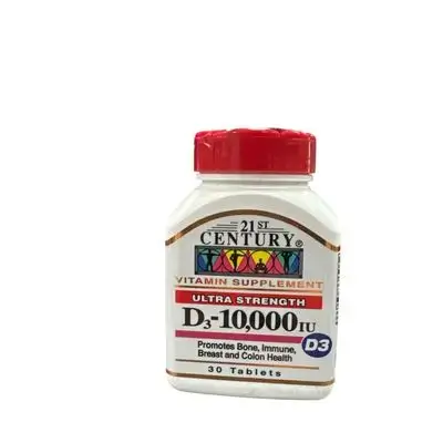 VITAMIN D3-10,000 IU ULTRA STRENGTH 30 TABLETS (CENTURY)
