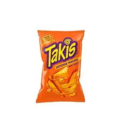 Takis Intense Nacho Cheese Non Spicy Chips 55 Gm