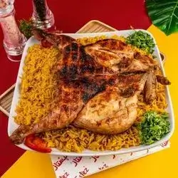 Grilled Farrouj With Rice