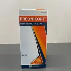 prednicort prednisolone 15mg/5ml 100ml syrup oranje flavor