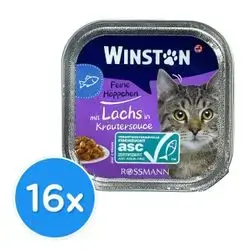 Winston Adult with Salmon In Herb Sauce 16x