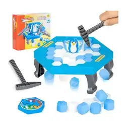 Ice Breaker Penguin Family Board Game – Kids Action Game
