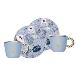 BRIDGERTON - SET 2 CUPS AND SAUCERS