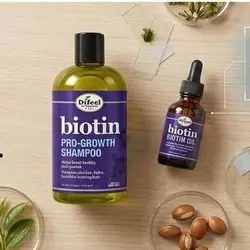 Difeel Biotin Pro-Growth Shampoo.