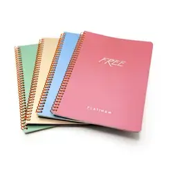 Notbook with spiral binder  