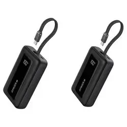 Anker Zolo Power Bank A1688 | 10000mAh 30W (USB-C & USB-A Ports) – Black
