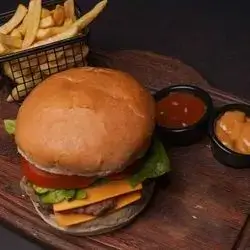 Double Cheese Double Meat Burger
