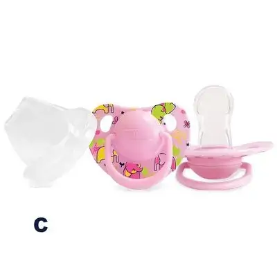 Orthodontic Silicone Pacifier (+0) - Pink