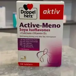 active-meno soya isoflavones +calcium +vitamin d3 30tablet_ doppel herz