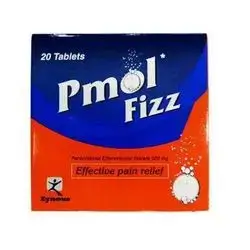 Pmol Fizz 500mg Paracetamol Effervscent Tablets 20 tablets Zynova