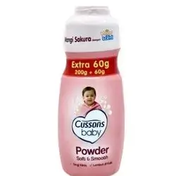 Cussons baby powder soft& smooth