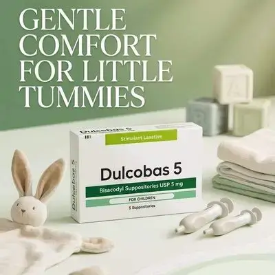 Dulcobas 5 (Bisacodyl 5mg )Suppositories